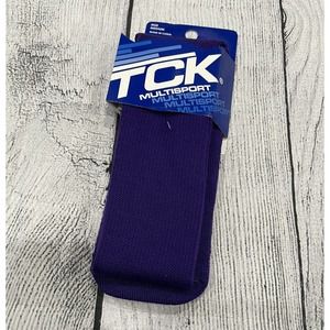 TCK MULTISPORT SOCKS Purple Polyester M FOOTBALL SOCCER BASEBALL Q1